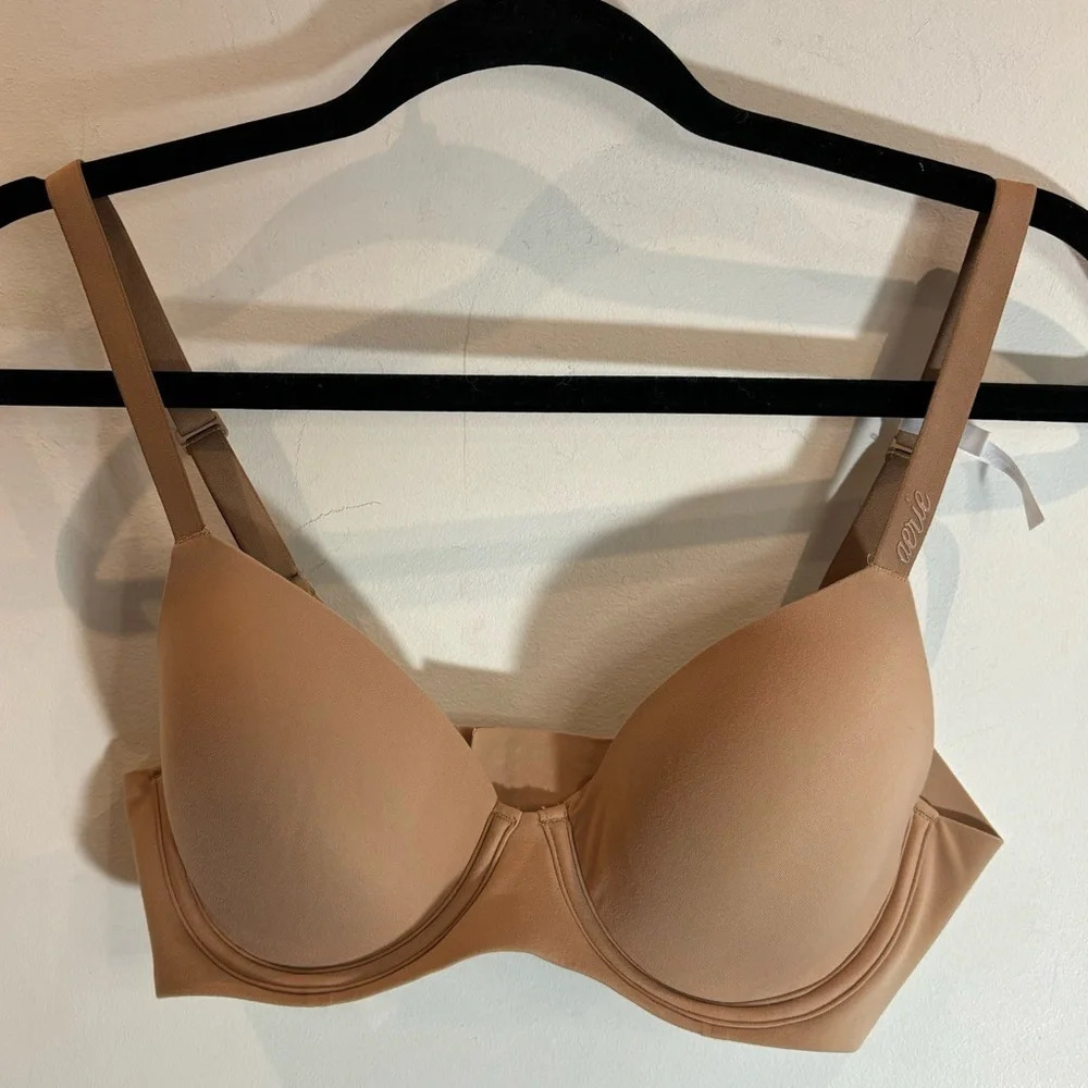 AERIE Sz 32C Underwire Padded Adjustable Full Coverage Bra New with  Tags